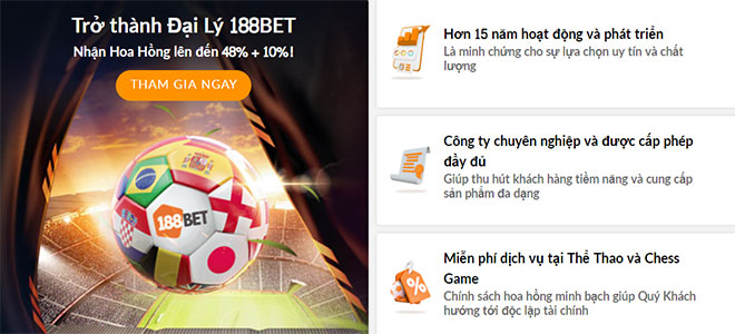 Đại lý 188bet