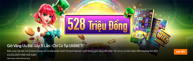 Khuyến mãi tại 188bet